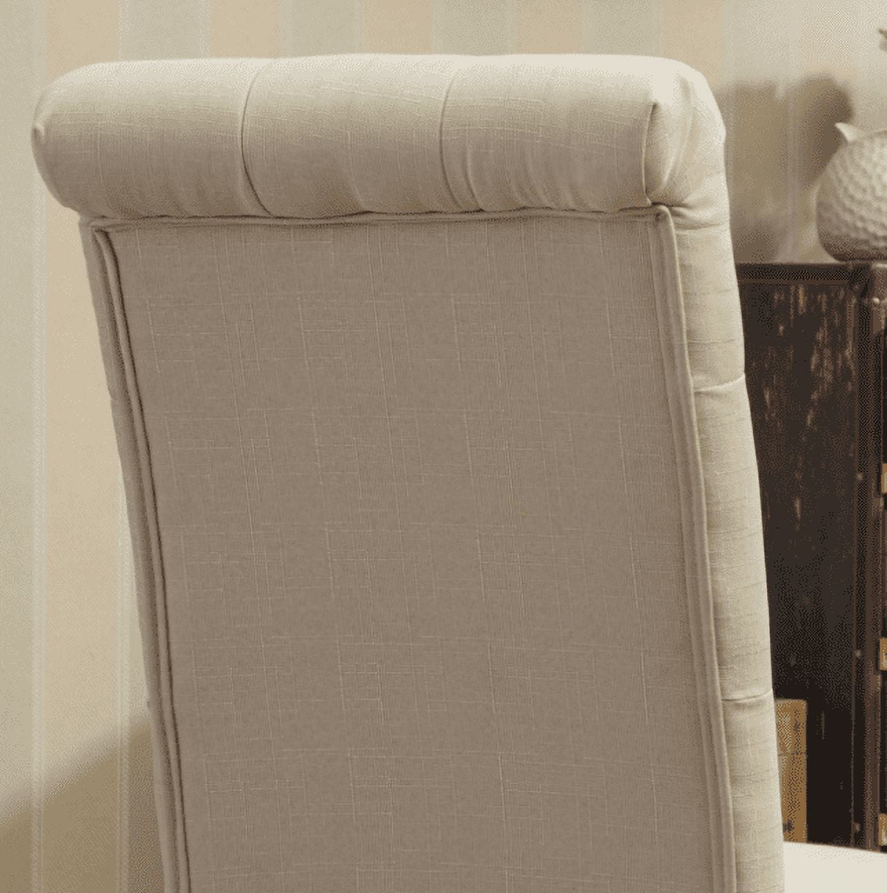 Roundhill Furniture Habit Dining Chair, Set of 2, Tan