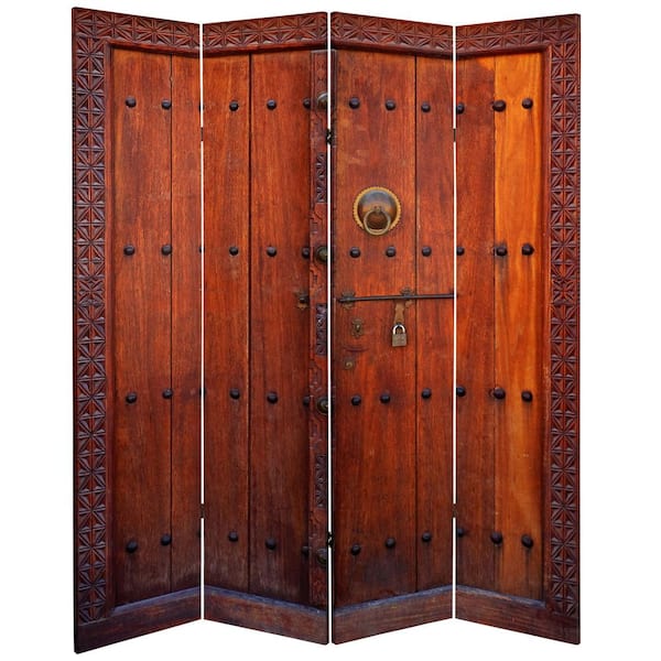 6 ft. Printed 4-Panel Room Divider