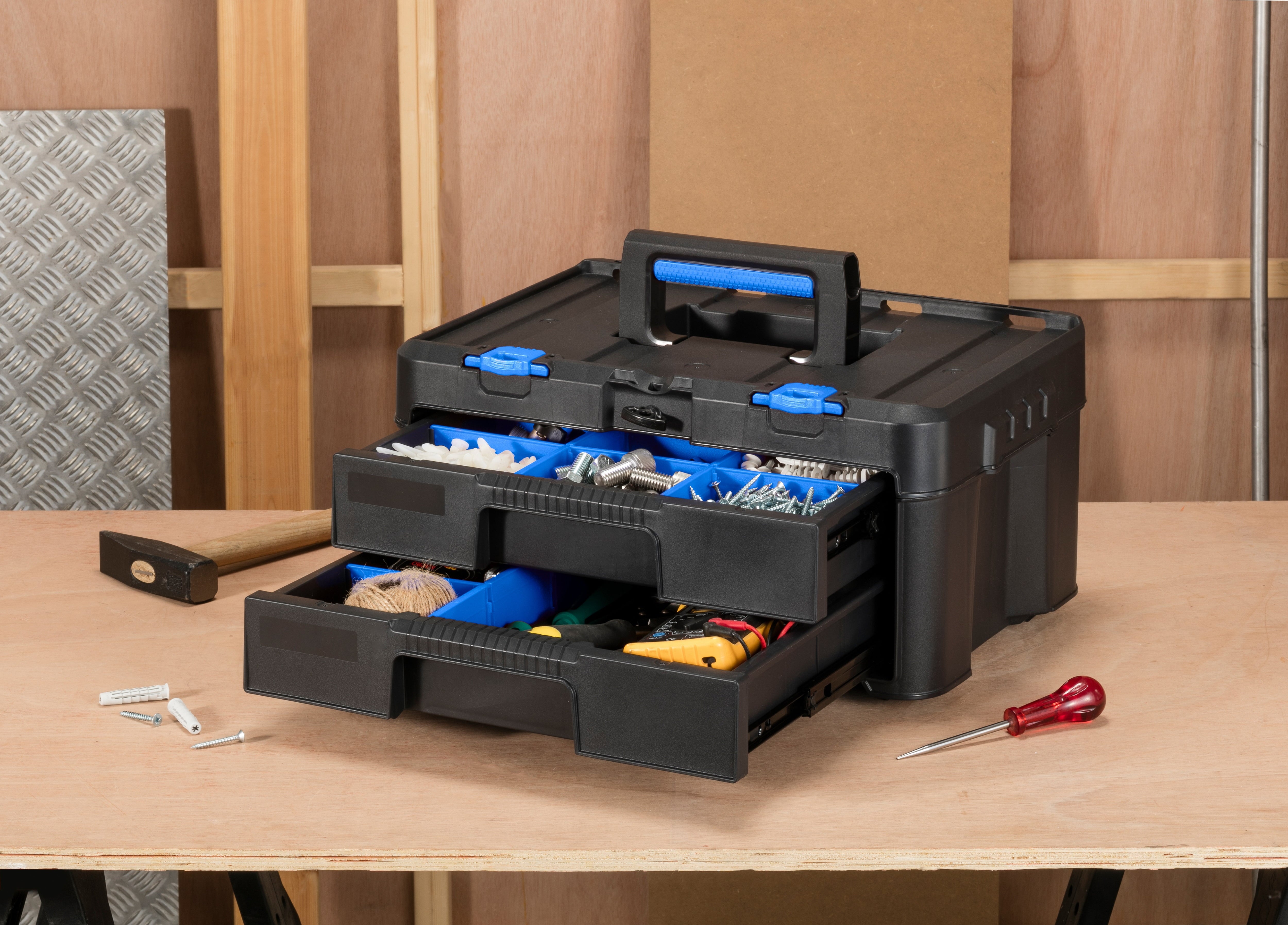 Hart Stack System Two Drawer Tool Box, Fits Hart's Modular Storage System