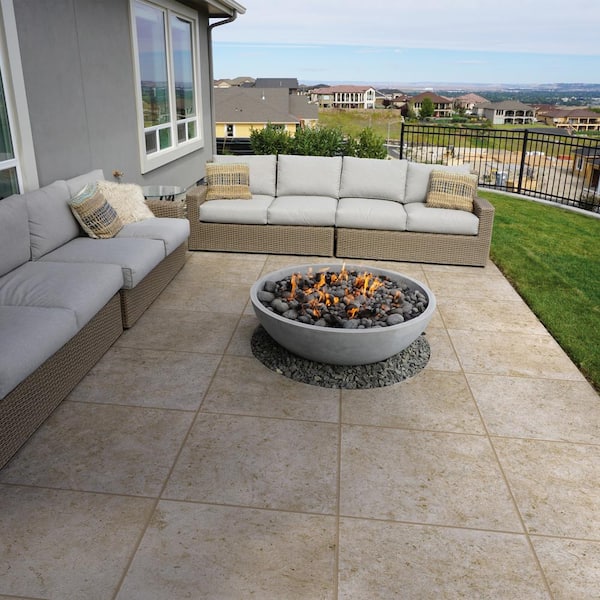 Pietra Jerusalem 24 in. x 24 in. x 0.75 in. Porcelain Paver