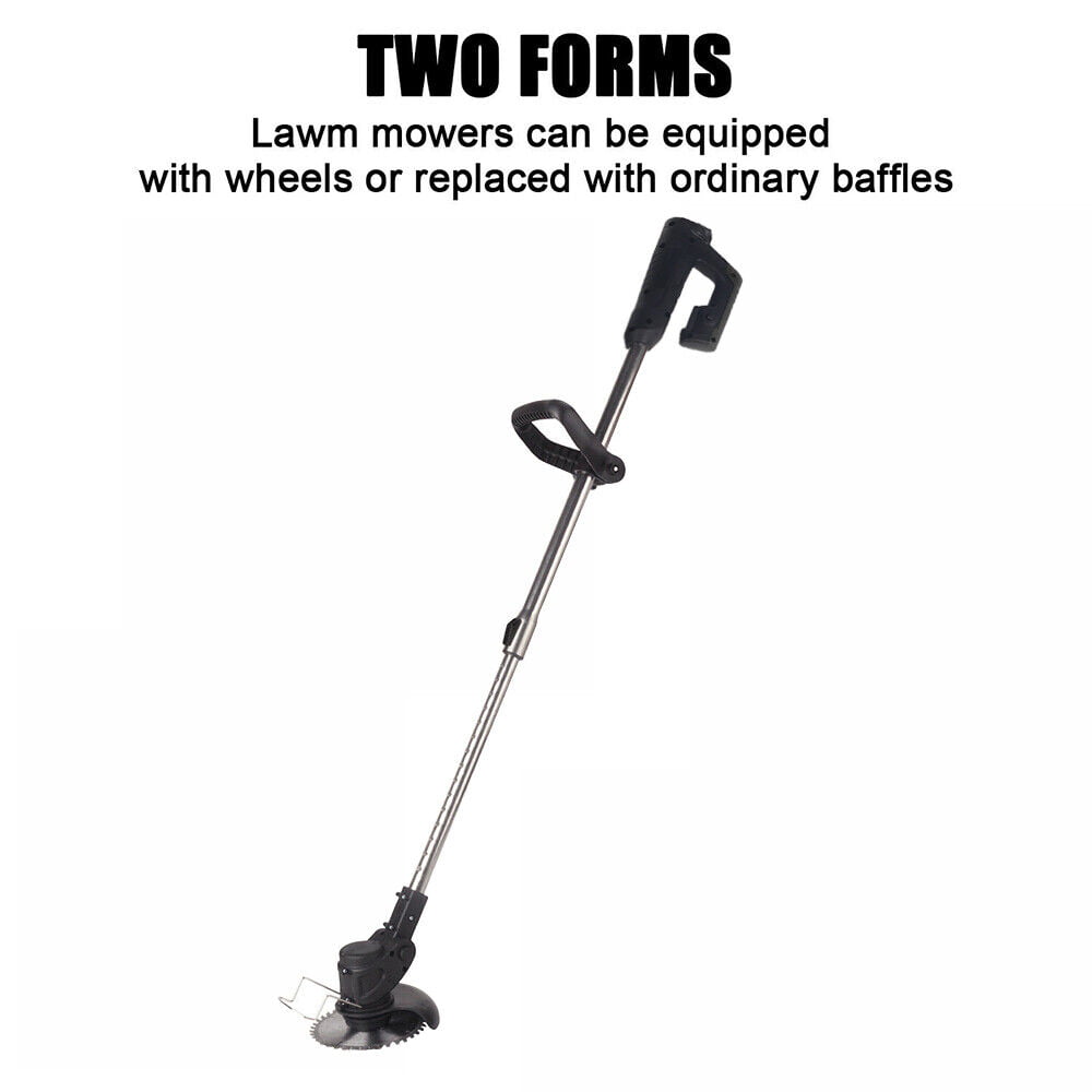 Paddsun Electric Weed Eater Lawn Edger Cordless Grass String Trimmer Cutter 24V &Battery