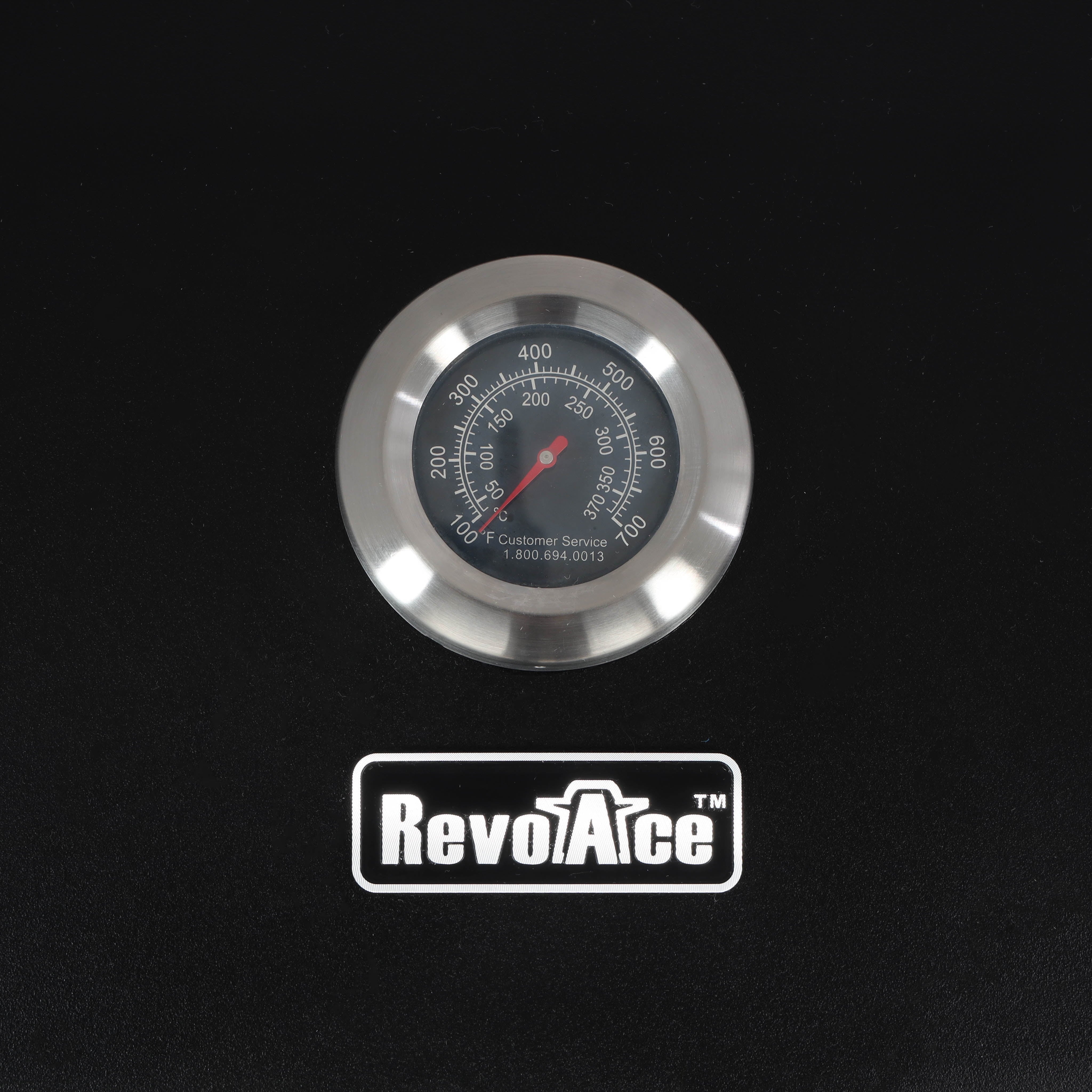 RevoAce Dual Fuel Gas & Charcoal Combo Grill, Black with Stainless