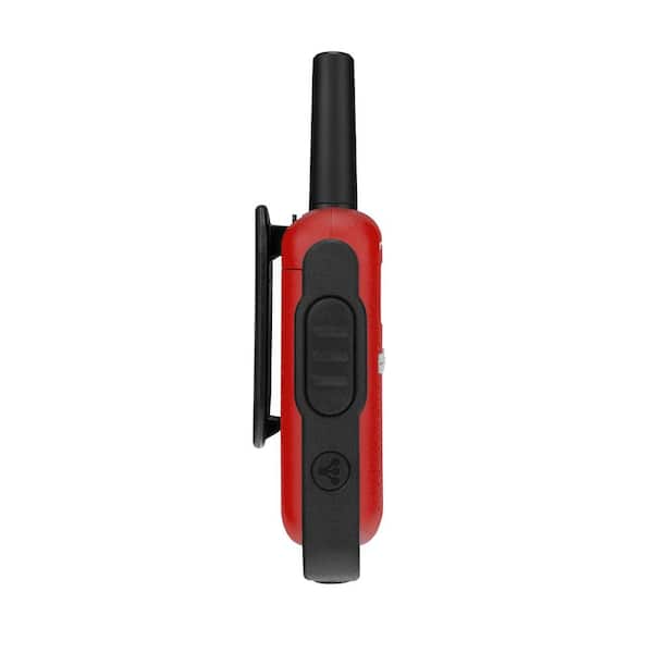 Talkabout T110 2-Way Radio in Red with Black (2-Pack)