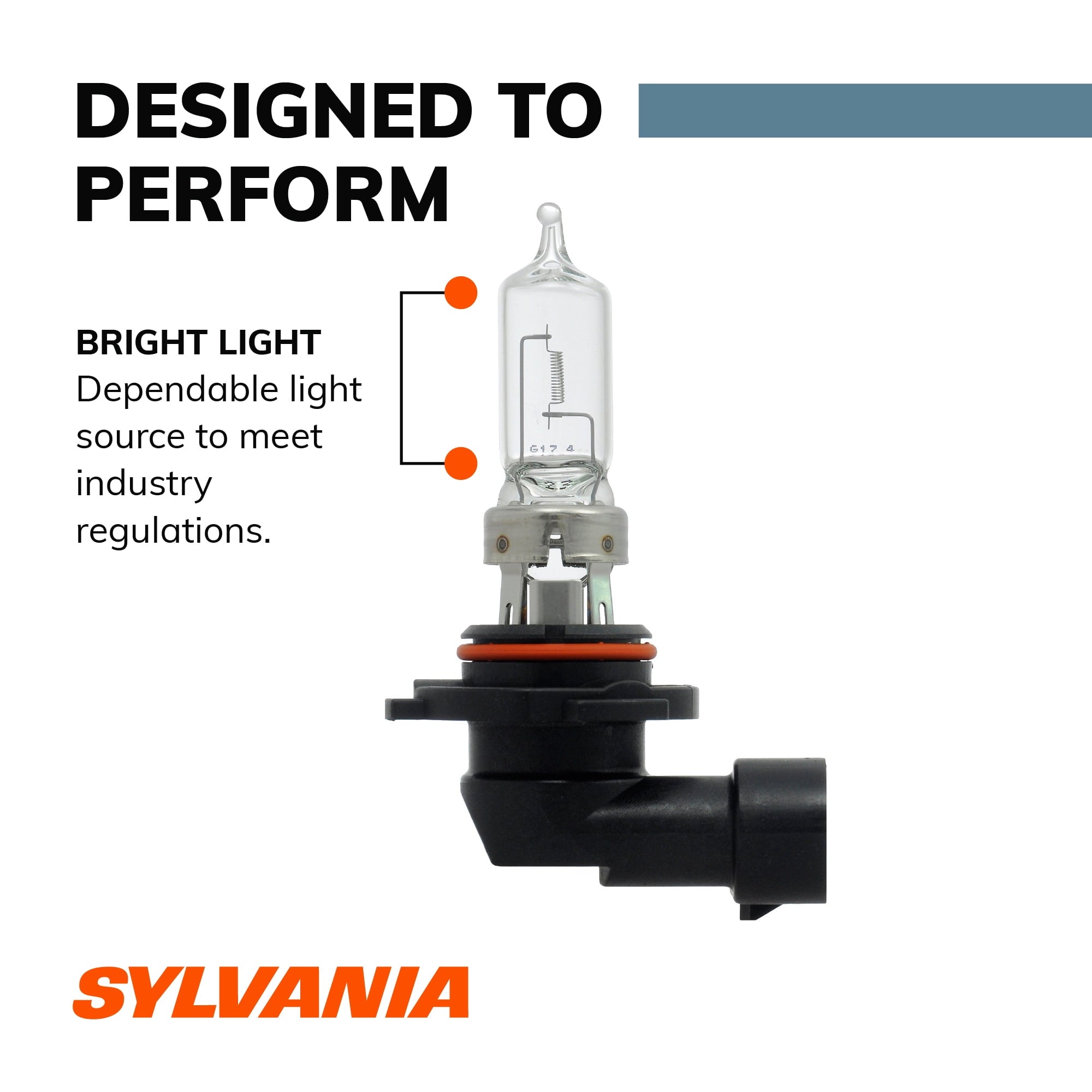Sylvania 9005 Basic Auto Halogen Headlight, Pack of 1.