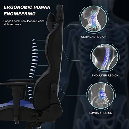 Pc Gaming Chair Racing Chair Office Chair Ergonomic Desk Chair With Lumbar Suppo