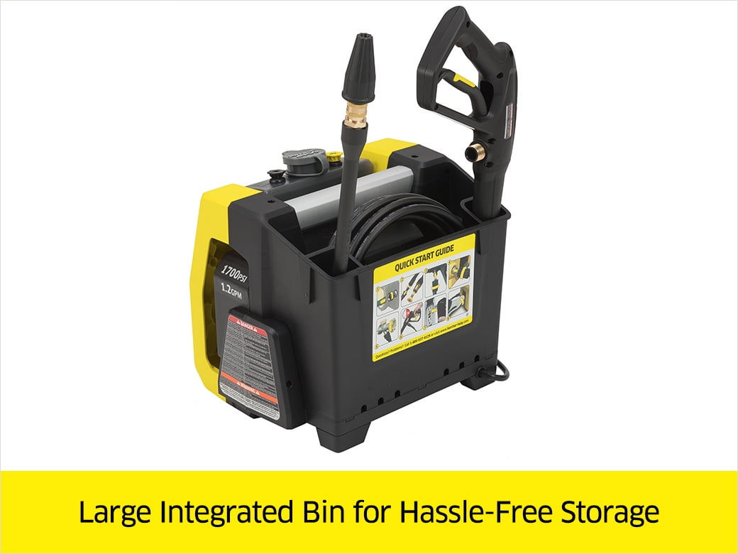 Kärcher K1700 Cube - Electric Power Pressure Washer 2125 Max PSI – with 3 Nozzles - 1.2 GPM - New