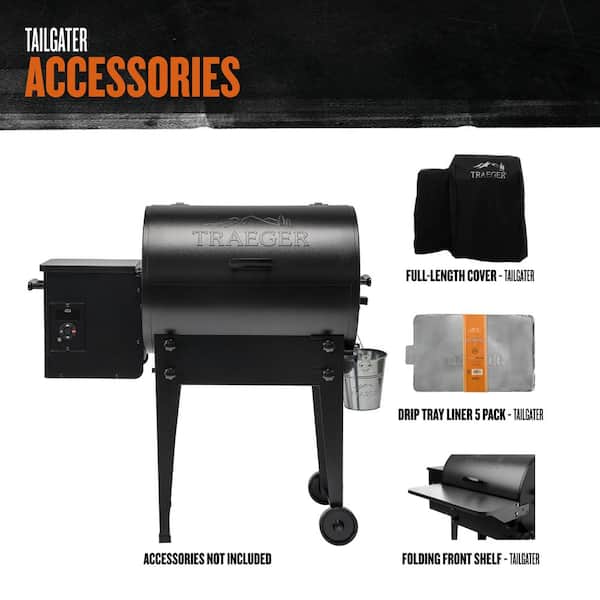 Tailgater 20 Pellet Grill in Black