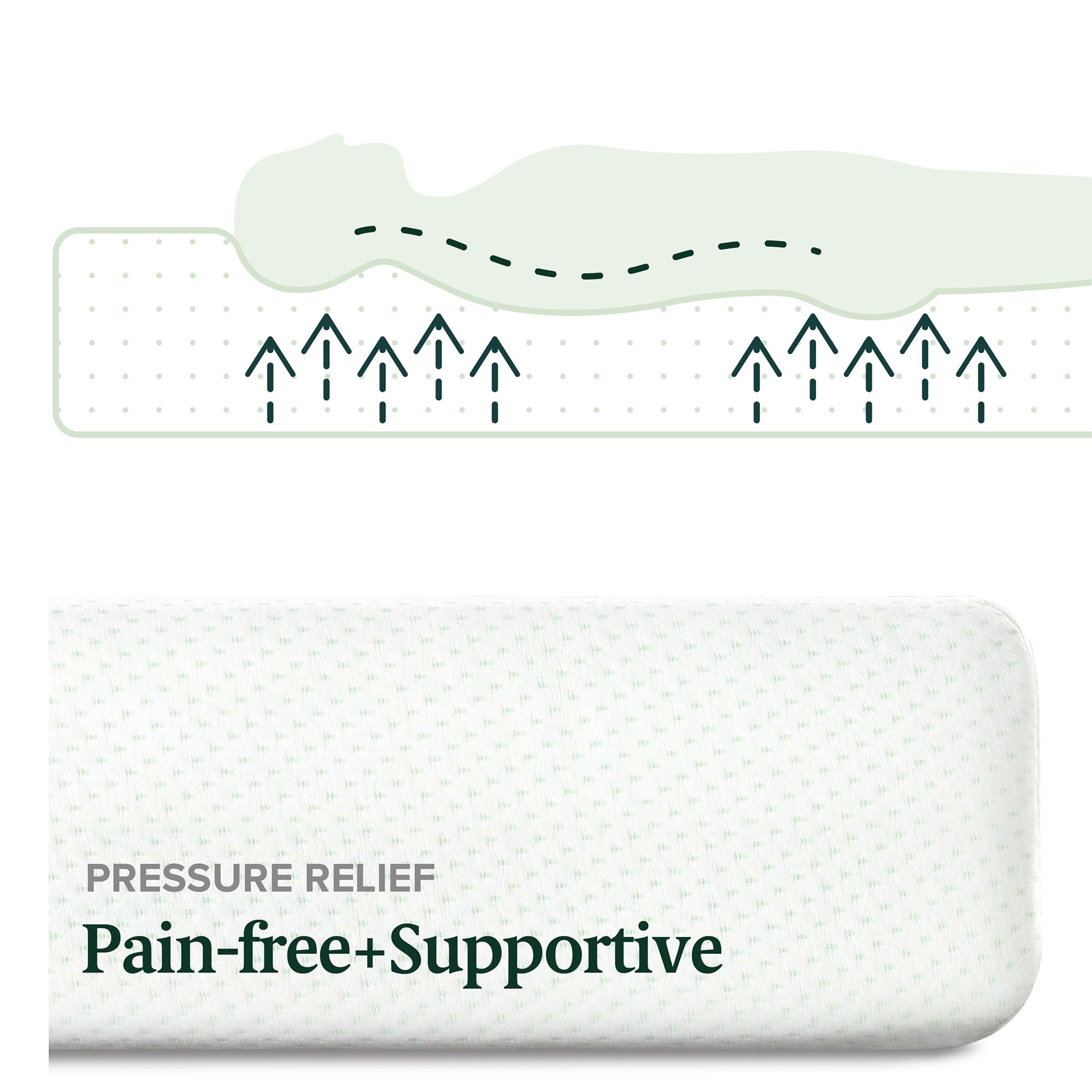 6¡± Green Tea Memory Foam Mattress, Queen