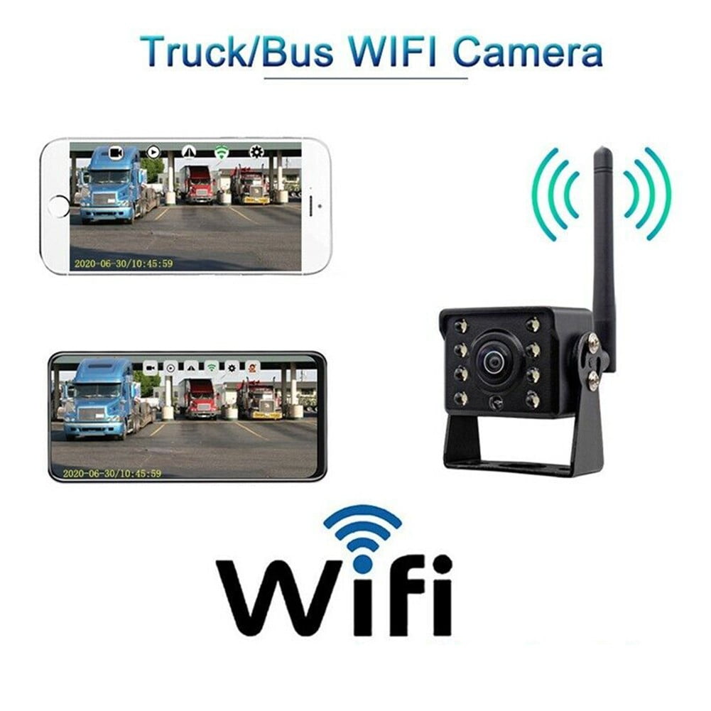 Wireless WIFI Reversing Rear View Camera Bus Trailer Truck RV Camper shockproof