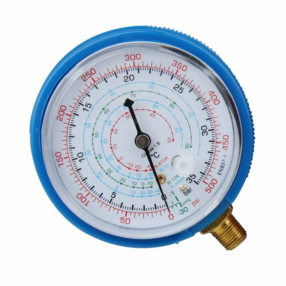 High & Low Pressure Gauge Set R134a R22 R404a R410a Refrigerant Pressure Gauge