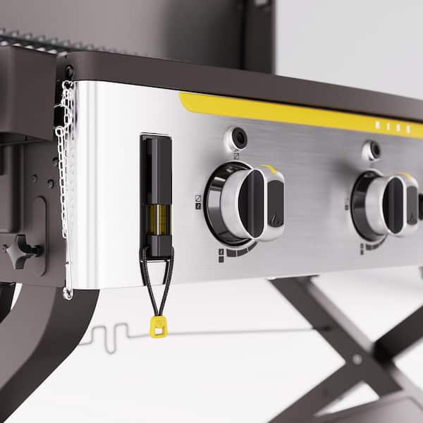 Elite4B 8 Zone Outdoor Black Griddle