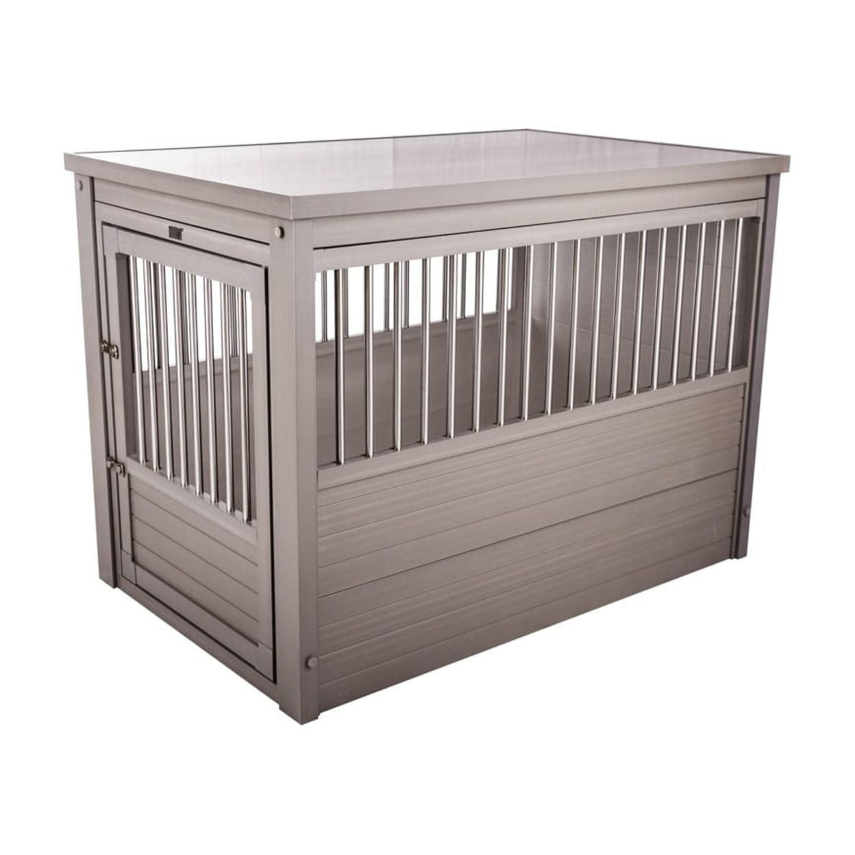 ECOFLEX® Dog Crate End Table - Grey Large