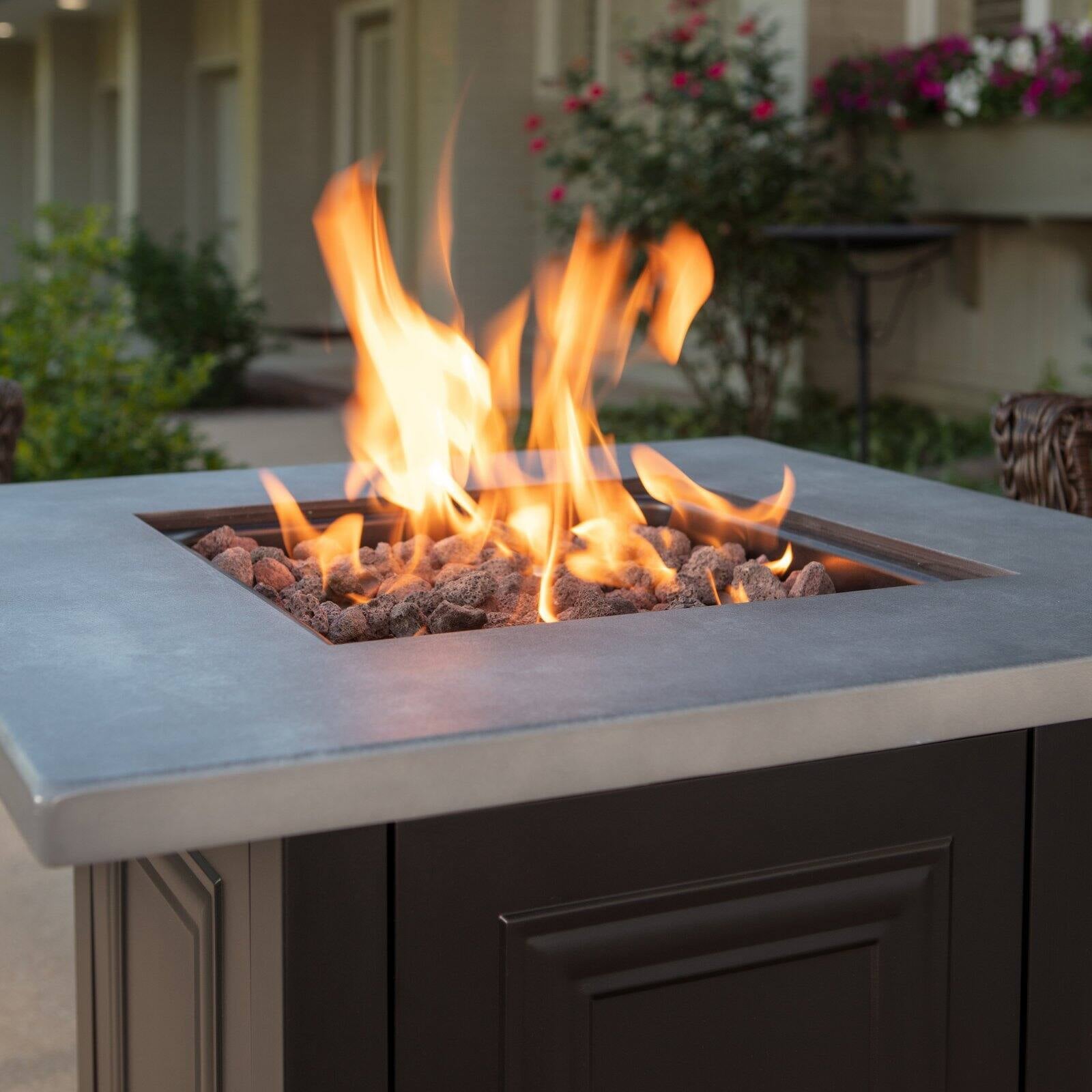 Fire Island Wakefield 28 in. LP Gas Fire Pit