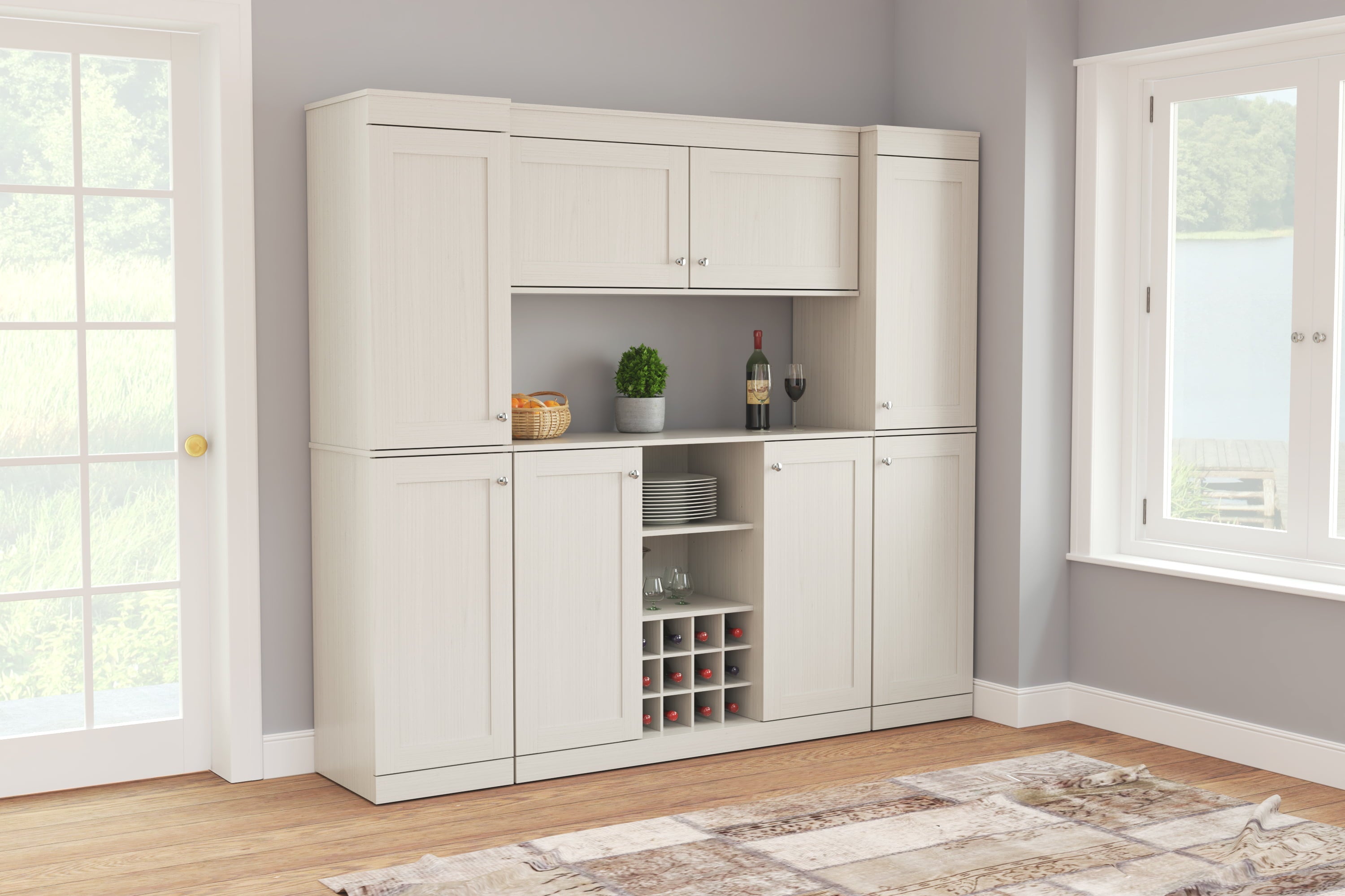 Inval Shaker 4-Piece Laminate Kitchen Cabinet System 79