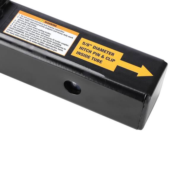 6000 lbs. Trailer Hitch Mount with 2 in. Ball and Pin, Fits 2 in. Receiver