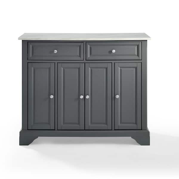 Avery Grey Kitchen Island