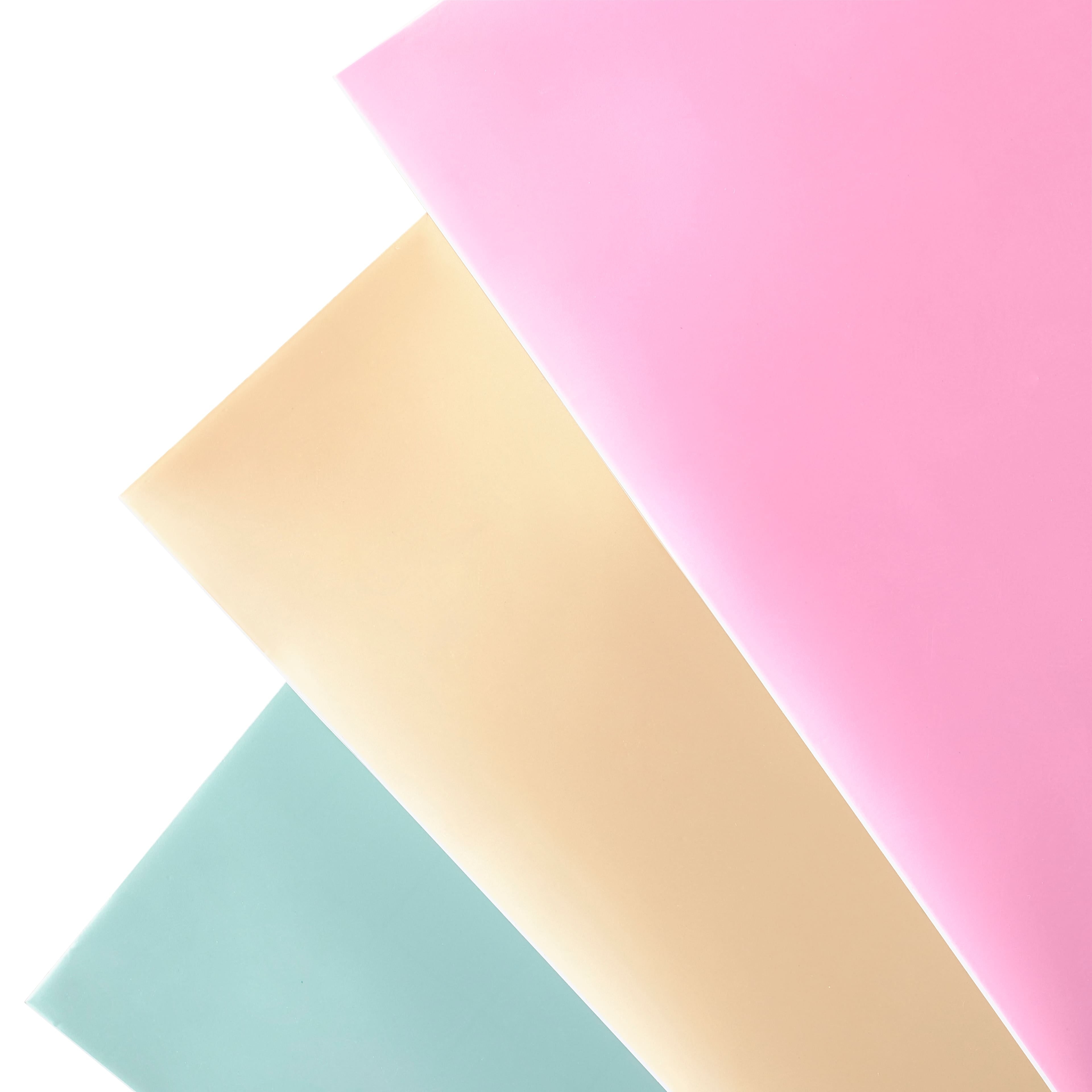 9 Packs: 3 ct. (27 total) Cricut® Premium Pearl Pastel Vinyl Sampler, Spring