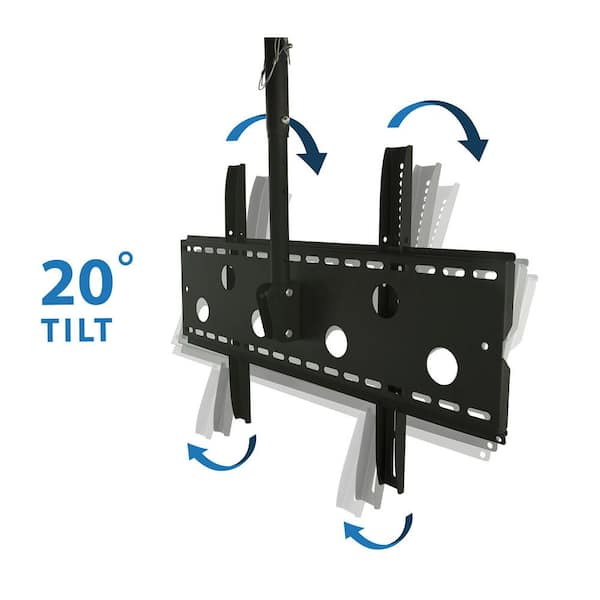 32 in.- 70 in. Full Motion TV Ceiling Mount with 20-Degree Tilt, 175 lbs. Load Capacity