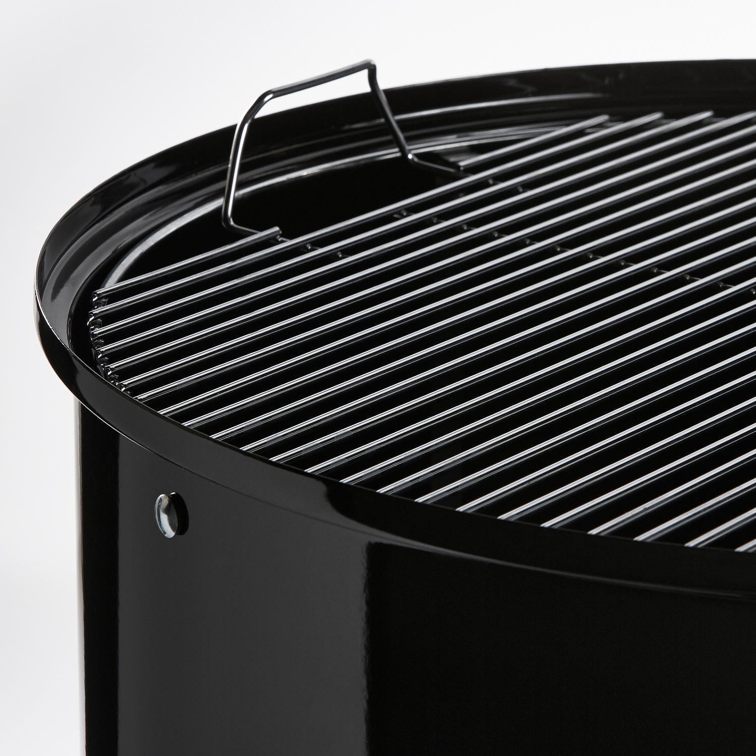 Weber 22 Inch Smokey Mountain Cooker Smoker In Black With Cover And Built-In Thermometer