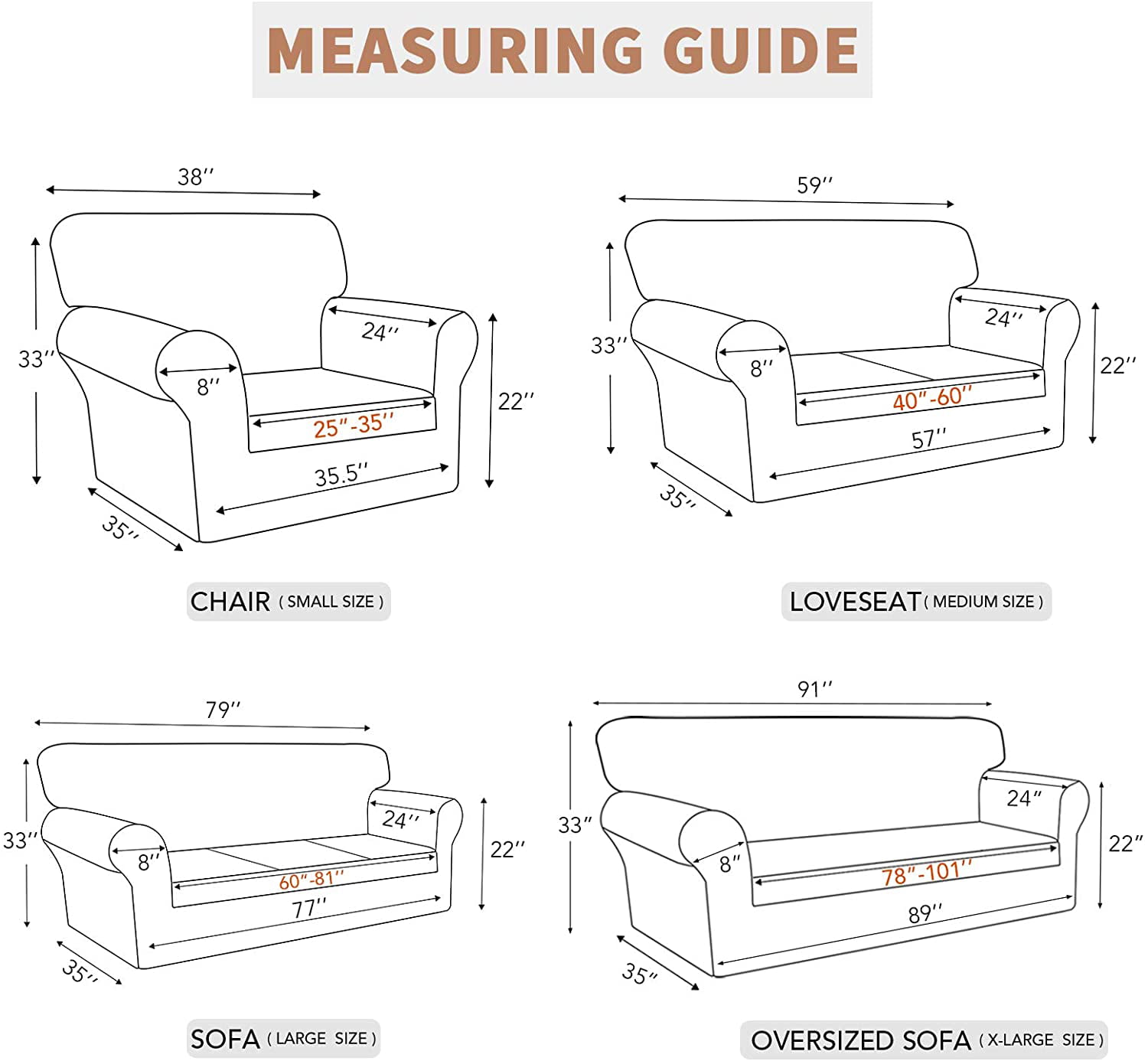 Easy-Going 100% Waterproof Chair Couch Cover,Chair, Wine