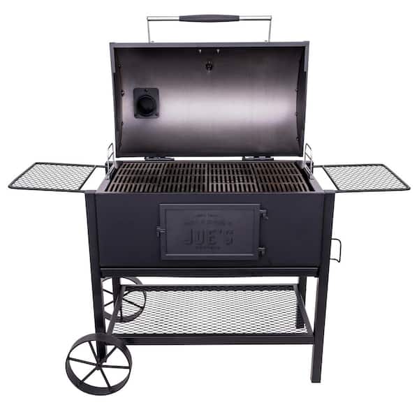 Judge Charcoal Smoker Grill in Black with 540 sq. in. Cooking Space