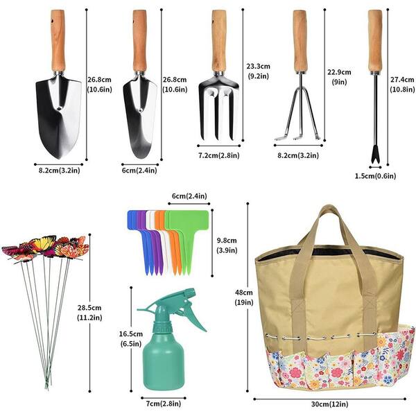 25-Piece Garden Tool Set