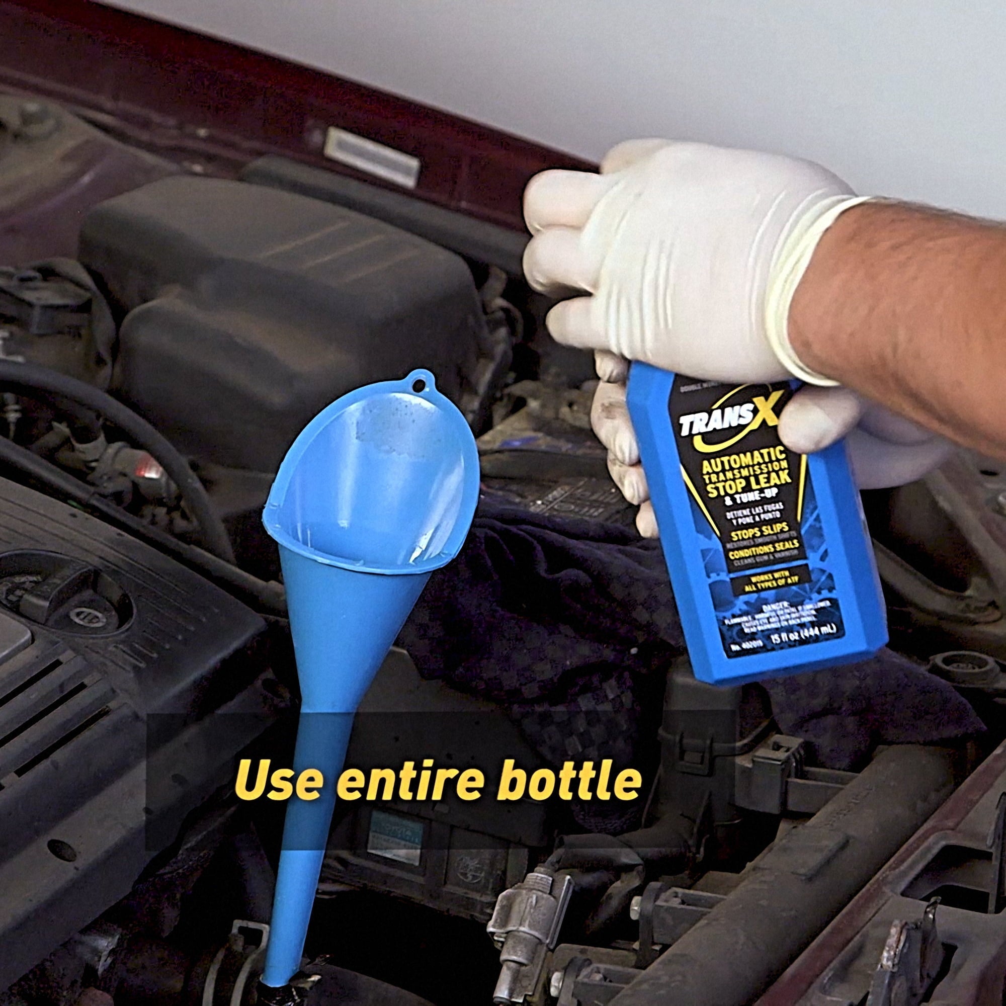 CRC K&W Trans-X Automatic Transmission Slip-Stop & Leak Fix, 15 fl oz