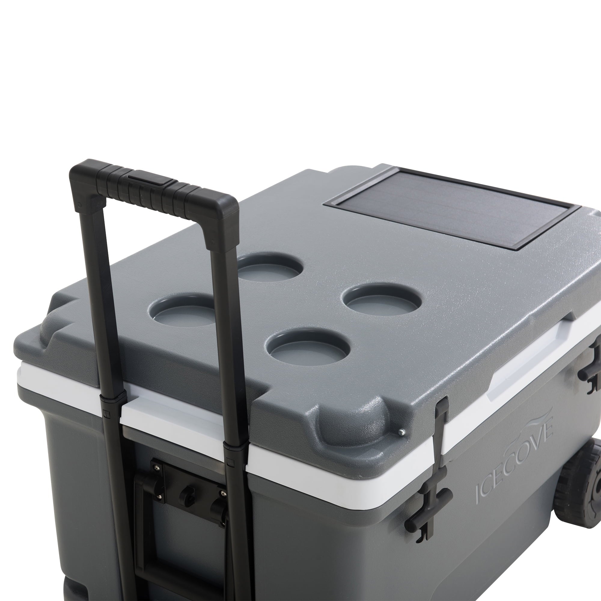 IceCove 60-Quart Solar Cooler - Castlerock Grey