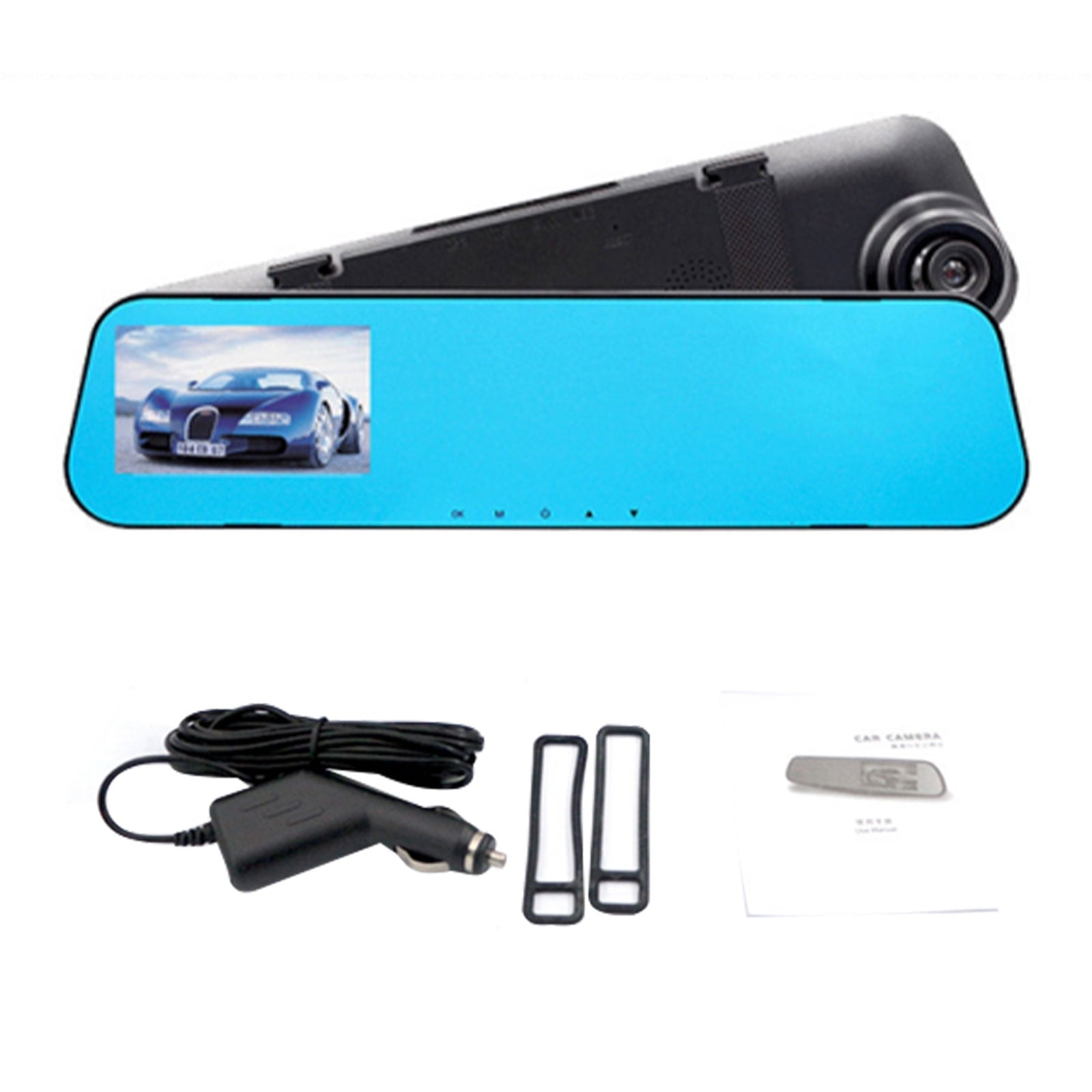 Cameland Car Accessories Mirror Dash Cam Backup Camera12 Inch, HD Smart Rearview Mirror For Cars & Trucks, Front And Rear View Dual Cameras, Night Vision, Parking Assistance Dash Cam on Clearance