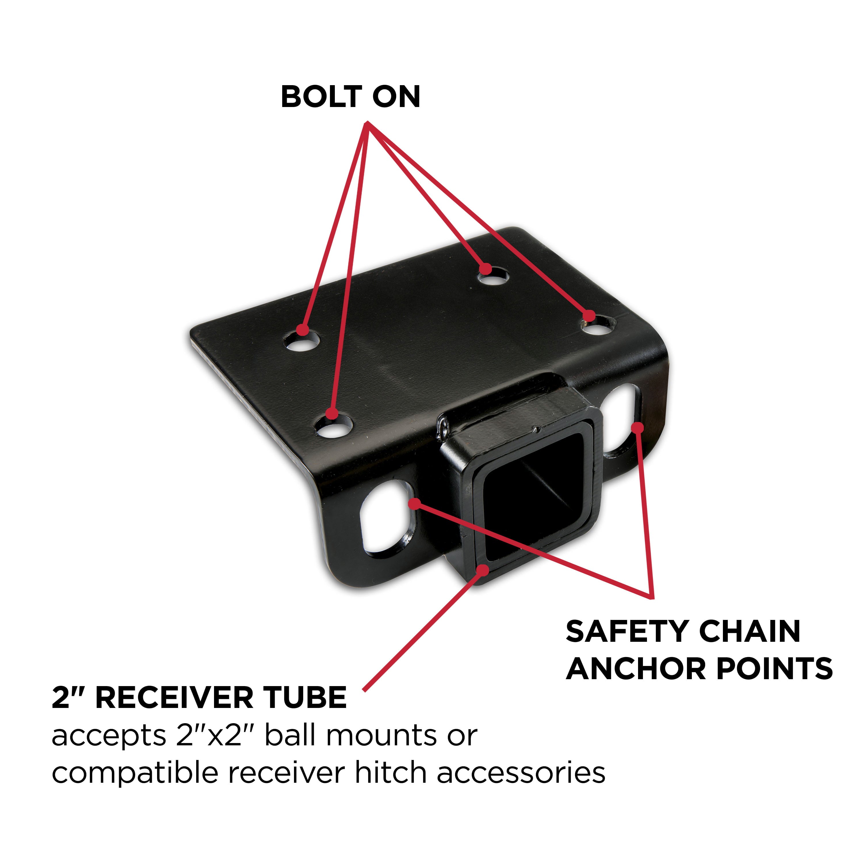 TowSmart 7285 Class II Step Bumper Receiver Hitch 2