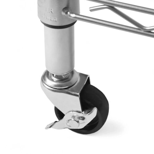 Seville Classics 4-Tier Steel Wire Shelving, 36" W x 14" D x 56.5"H