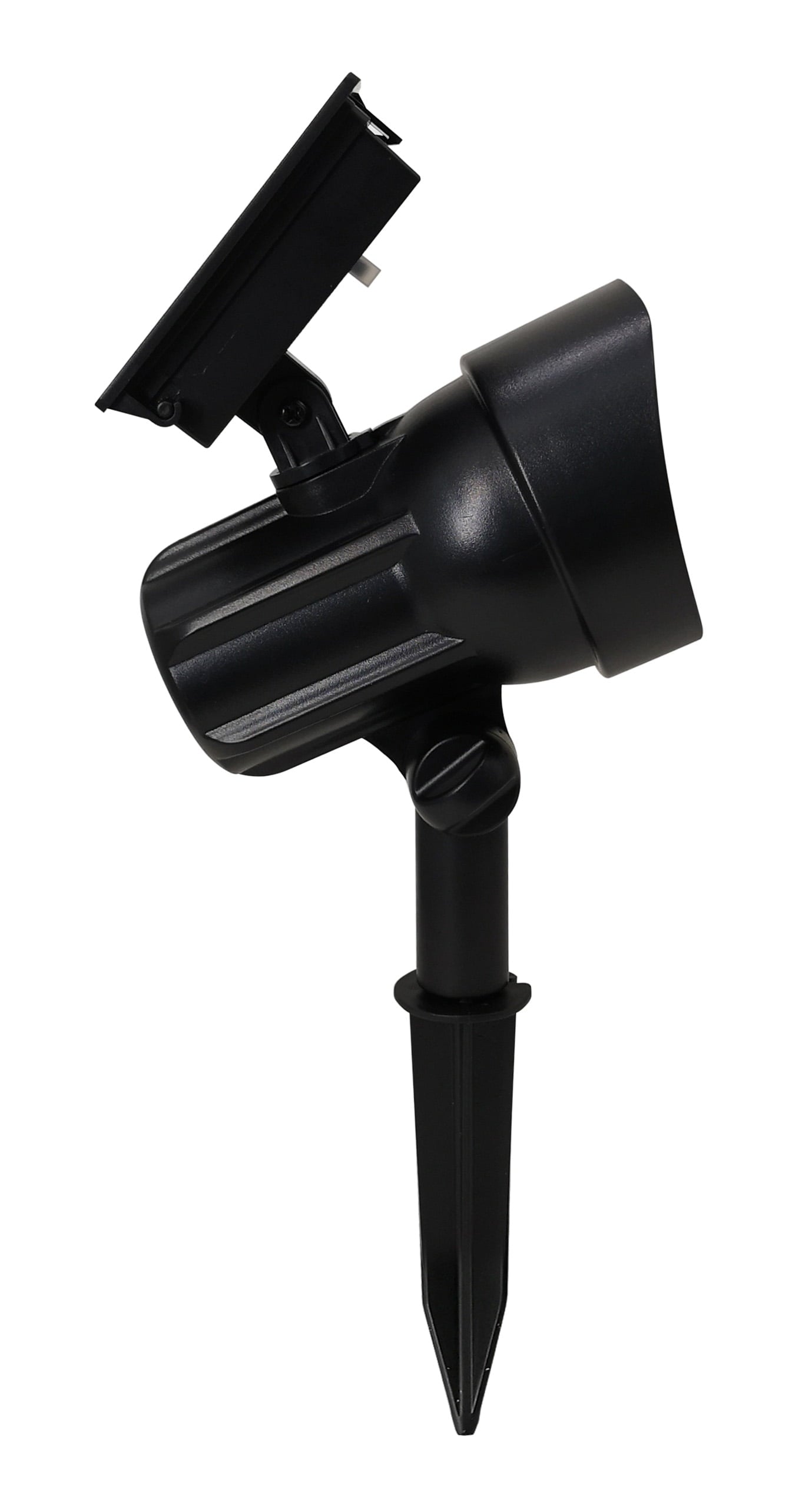 Mainstays Solar Powered Black LED Landscape Spot Light with Plastic Lens, 20 Lumens (4 Count)