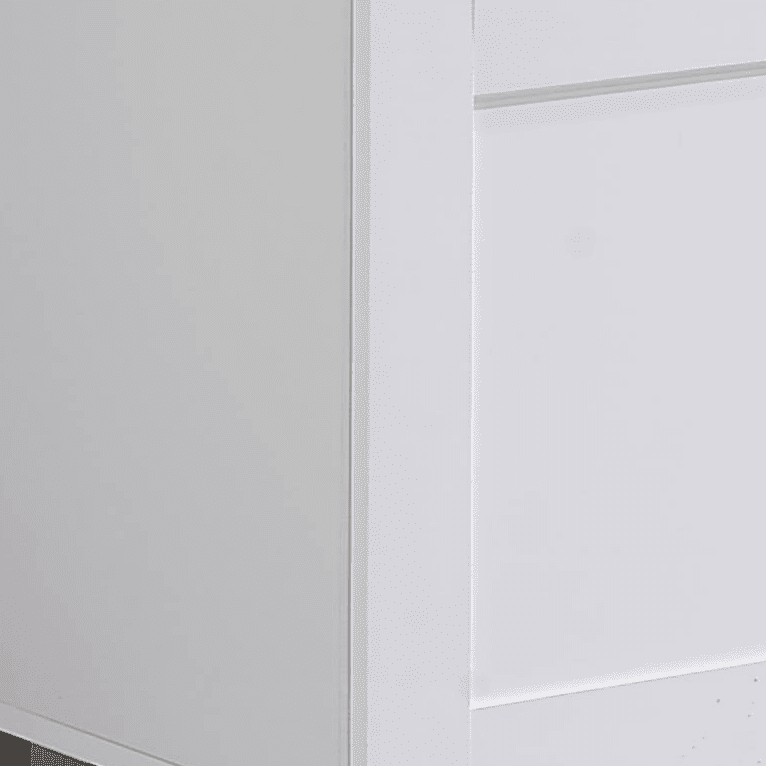 Hodedah Tall Kitchen Cabinet, Chocolate-Grey