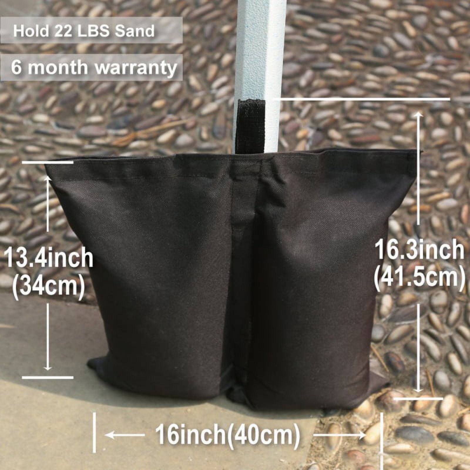Clearance Sale Upgrade Large Industrial Grade Canopy Weight Bags for Pop up Canopy Tent, Sand Bags for Instant Outdoor Sun Shelter Canopy Legs
