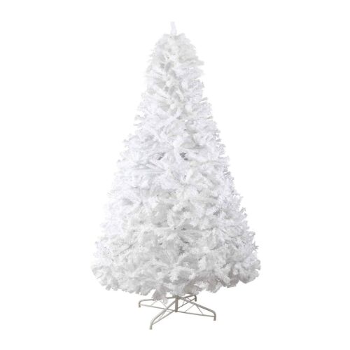 LONABR 10ft White/Green Artificial Christmas Pine Tree Festival Home Decoration