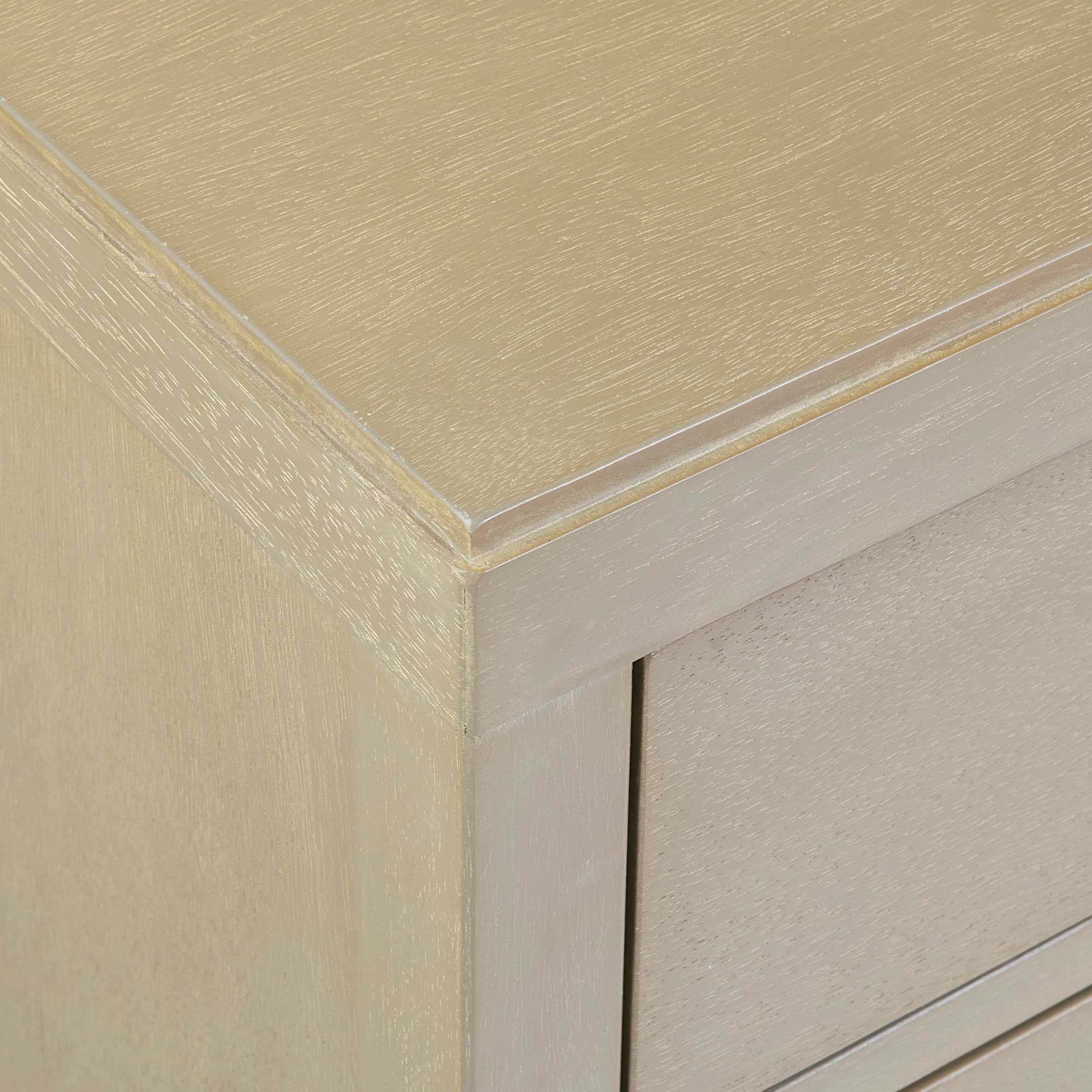 Webb 3-Drawer Wooden Nightstand by East at Main - Wheat Solid Wood Accent Table / End Table with Black Accents (19x15x23)