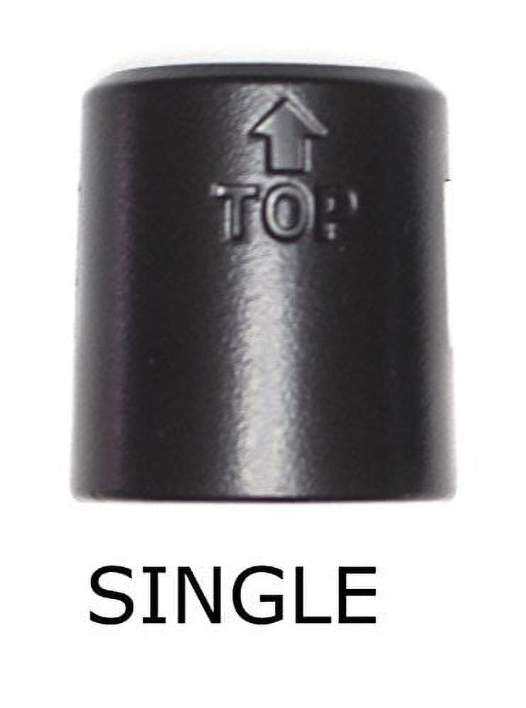 JSP Manufacturing Wire Shelf Clips Shelving Split Sleeves Lock Metal Rack Locking Plastic 8 pairs (16)