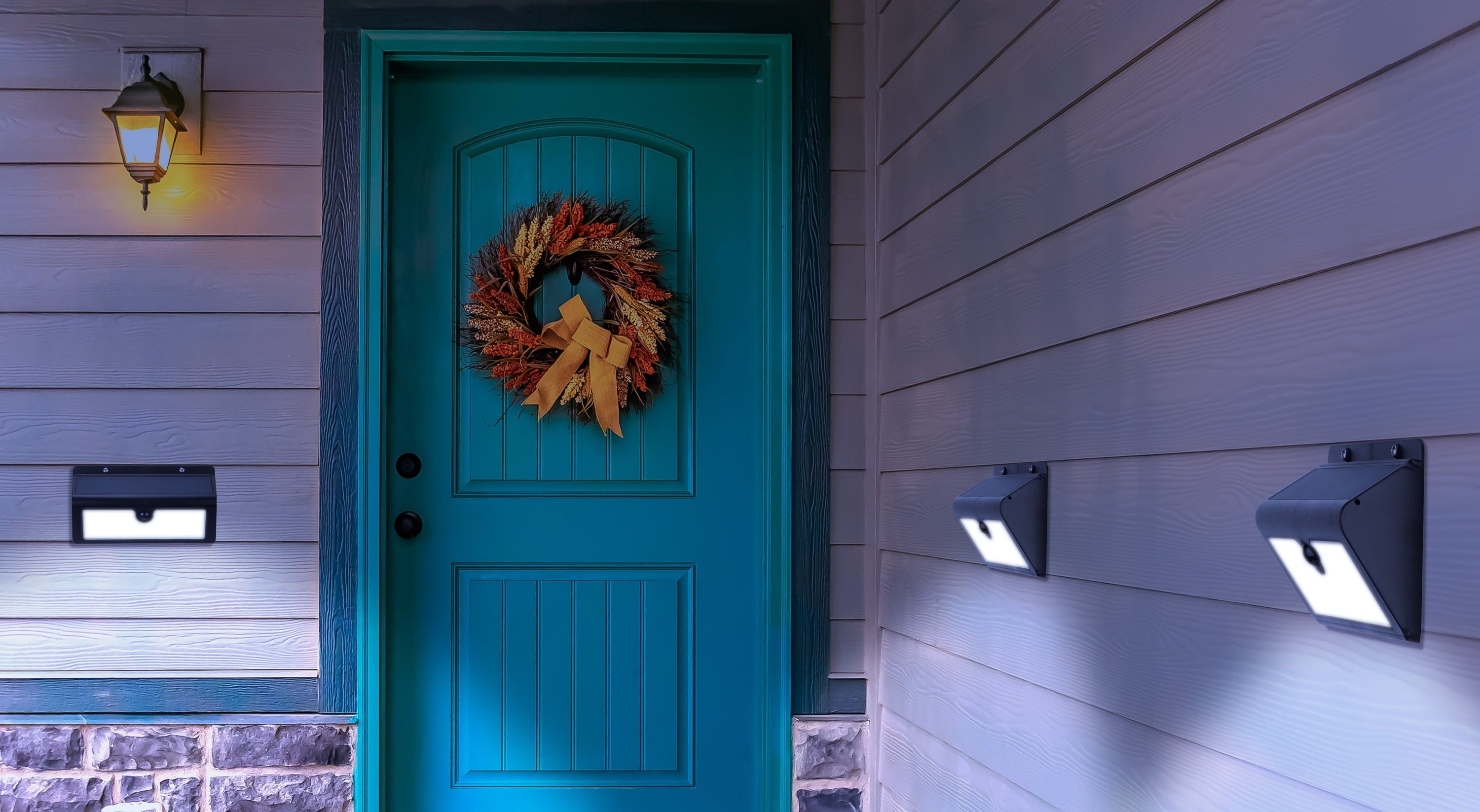 Hyper Tough  Outdoor LED Solar Motion Pathway Light, 500 Lumens