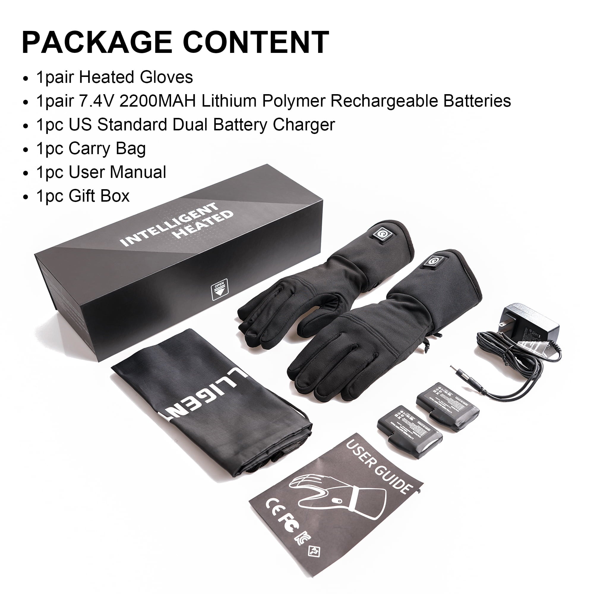 Heated Glove Liners for Men Women, Rechargeable Battery Electric Savior Heated Gloves, Winter Warm Glove Liners for Arthritis Raynaud, Thin Gloves Riding Ski Snowboarding Hiking Cycling Hand Warmers