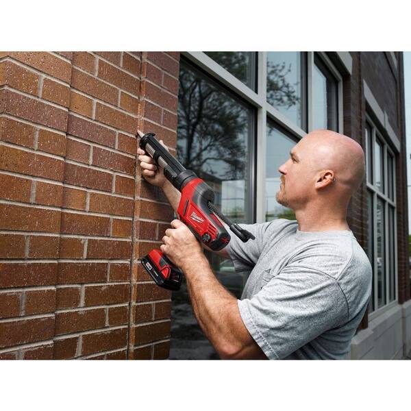 M18 FUEL 18V Lithium-Ion Brushless Cordless HACKZALL Reciprocating Saw & M18 Caulk Gun with Two M18 6.0Ah Batteries