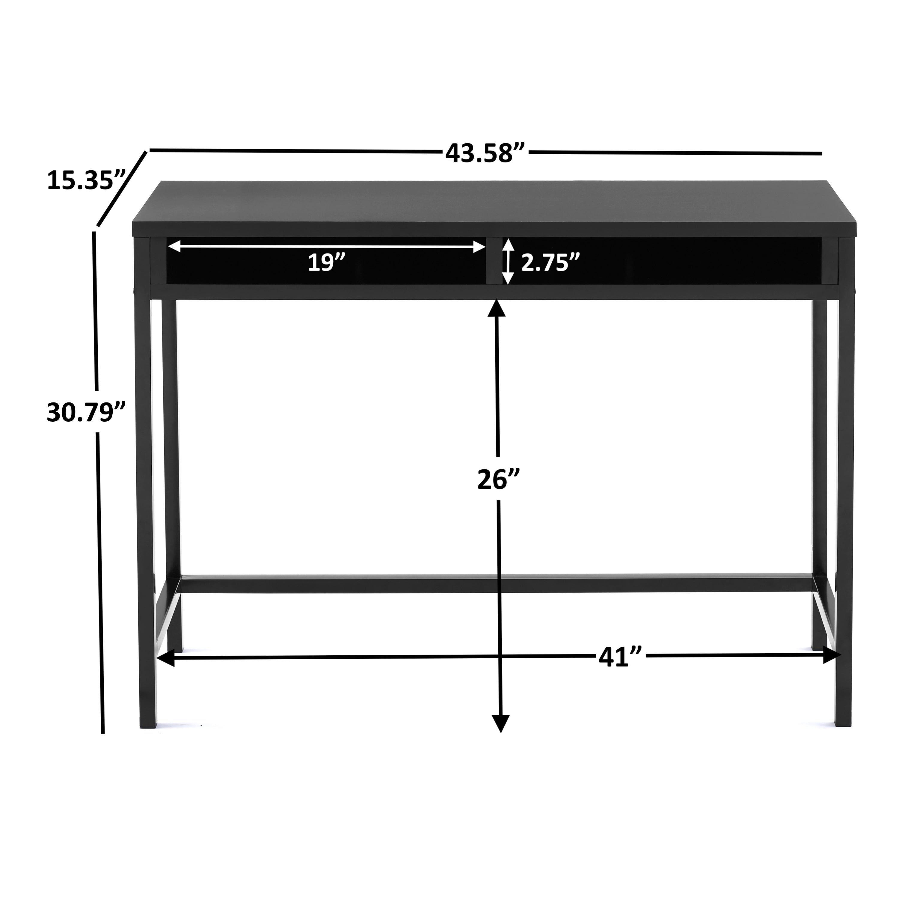 Mainstays Sumpter Park Student Desk, Black