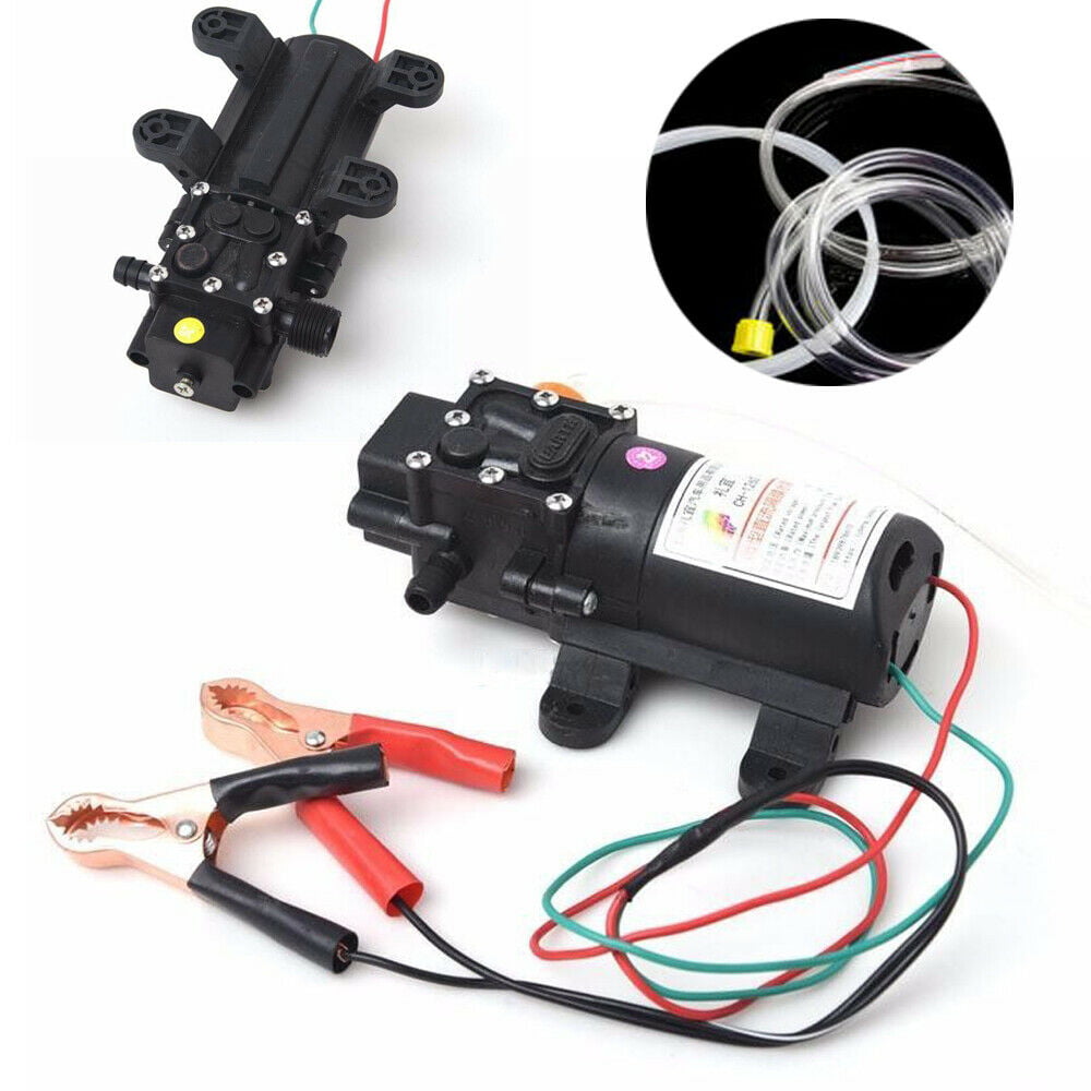 SHZICMY 12V Motor Oil Gasoline Fuel Fluid Extractor Electric Transfer Change Pump 5L/min