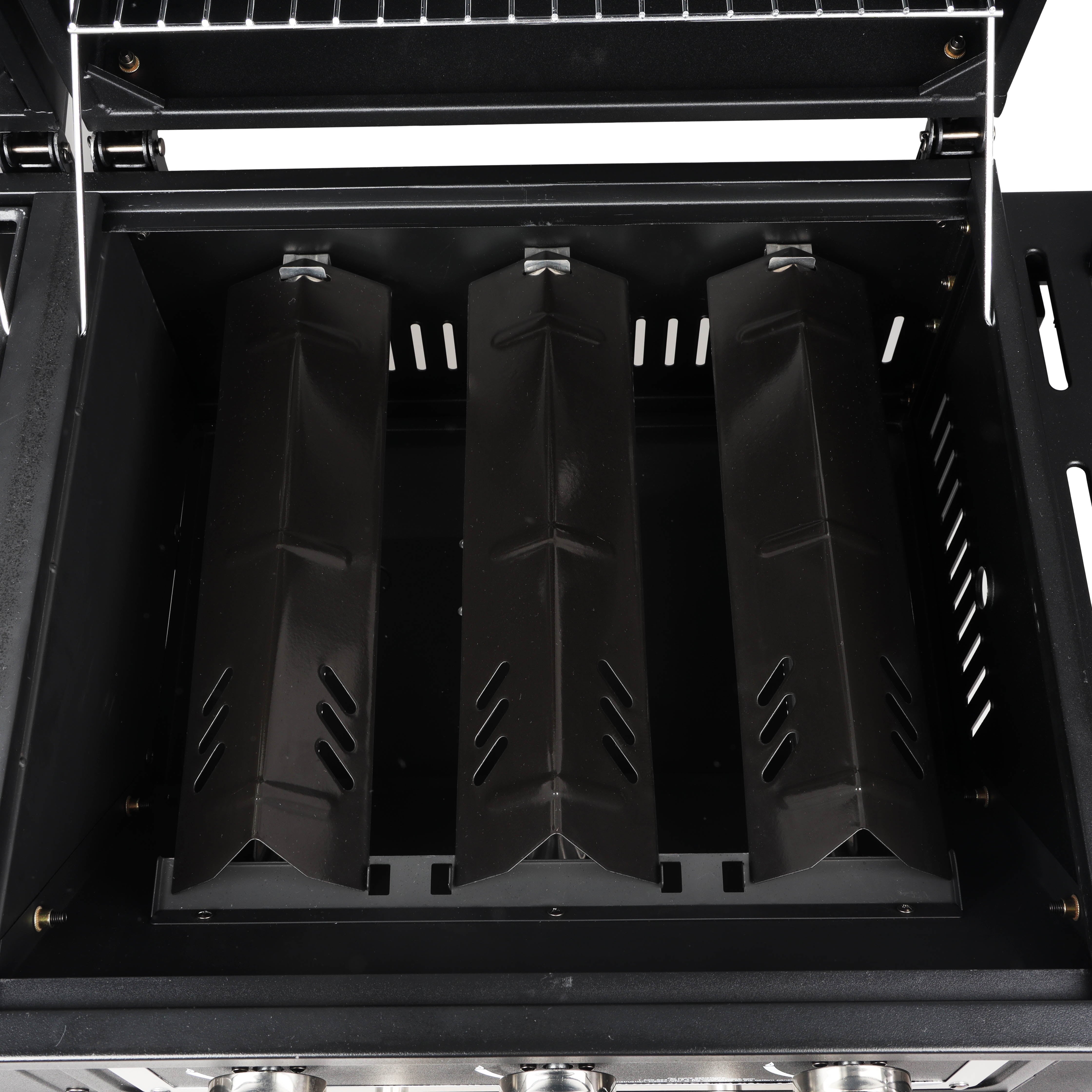 RevoAce Dual Fuel Gas & Charcoal Combo Grill, Black with Stainless