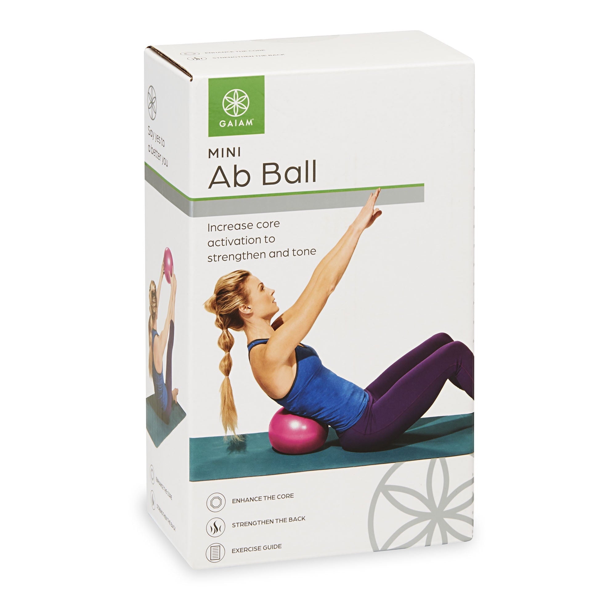 Gaiam Mini Ab Ball, Pink