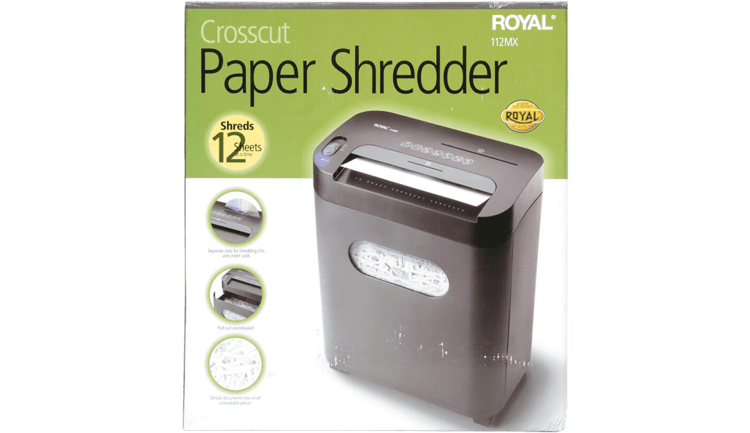 Royal 29186X 112MX 12-Sheet Crosscut Shredder