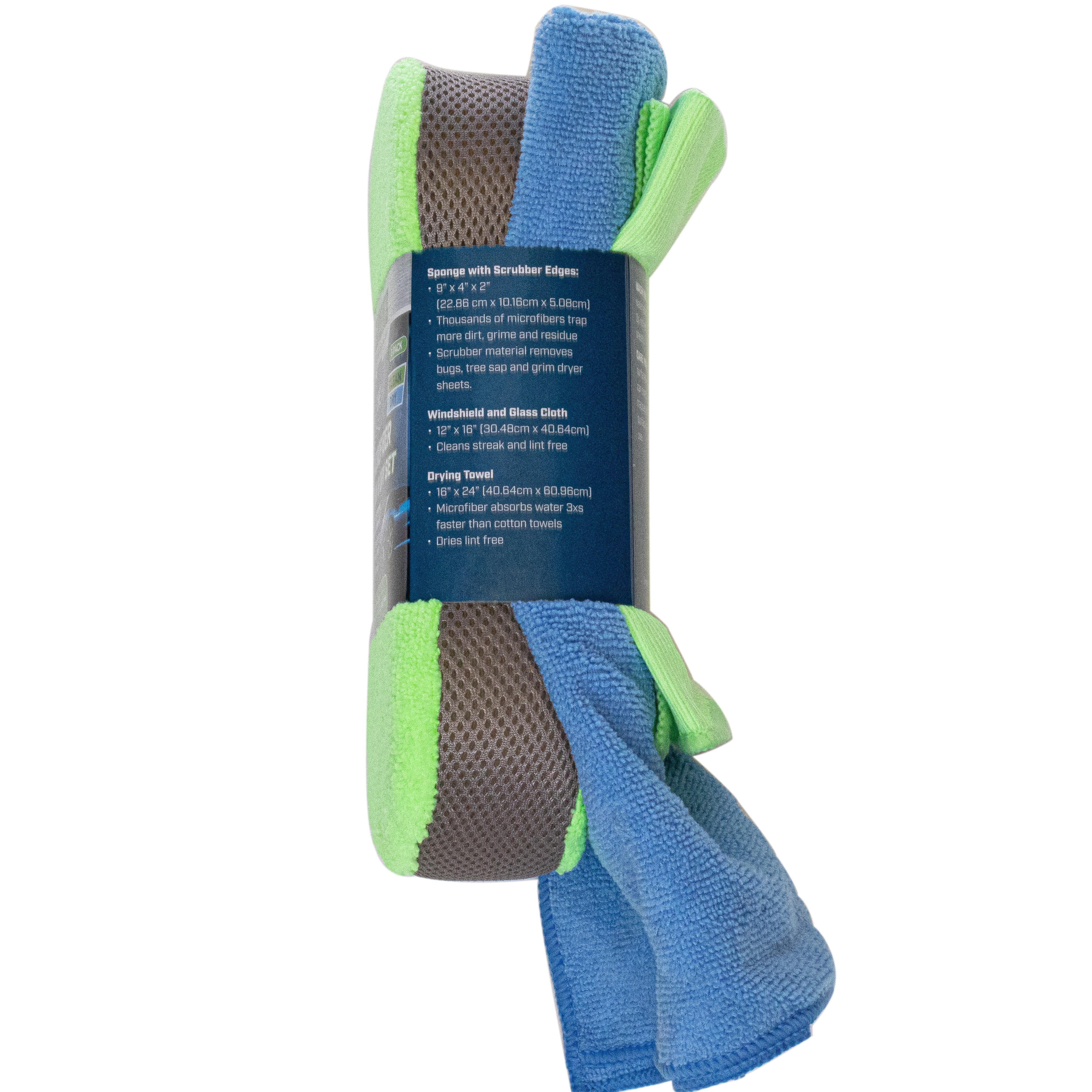 Simoniz Microfiber Wash & Dry Set, 3pk