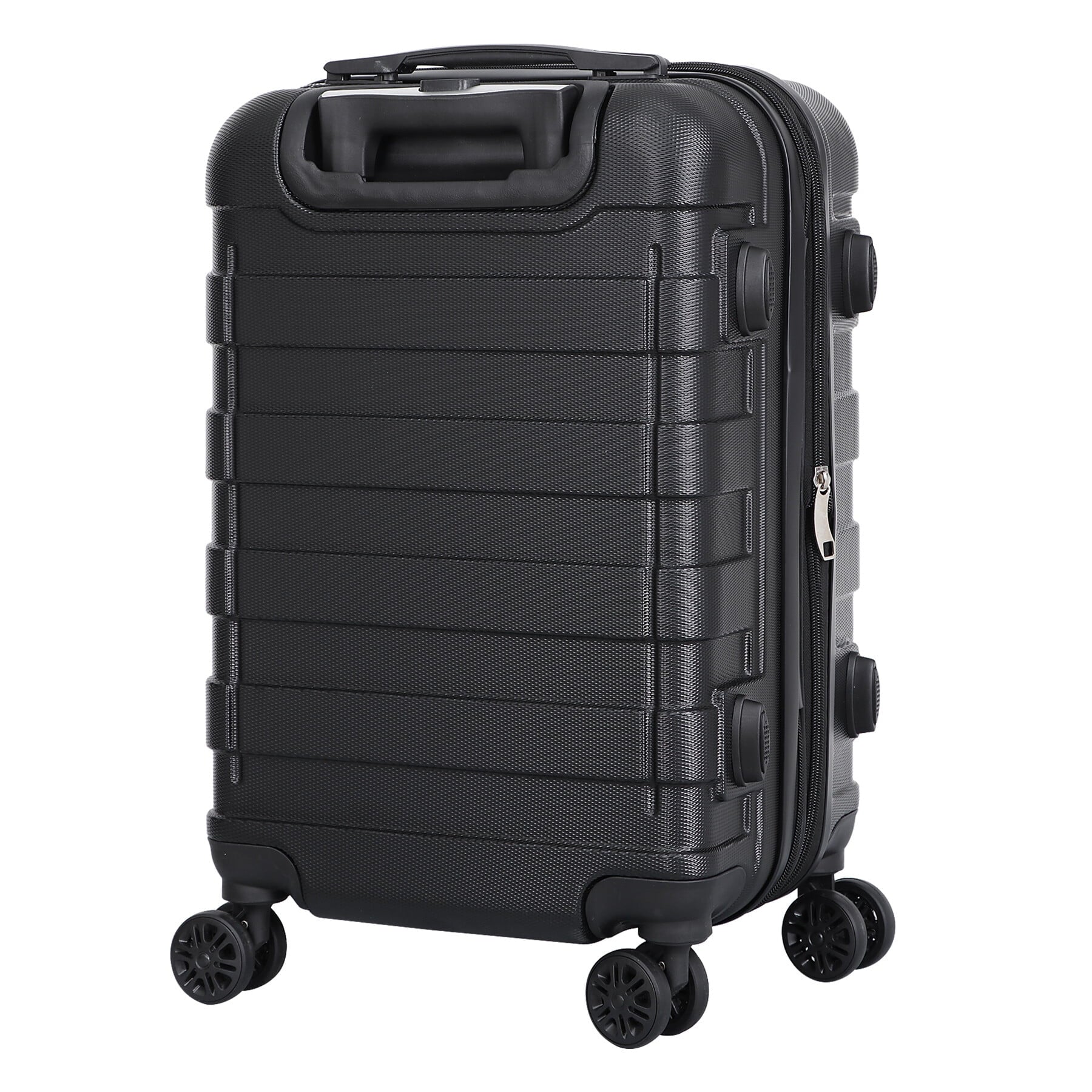 HomGarden 22-inch Carry On Luggage Hardside Expandable Travel Suitcase Spinner TSA Lock Black