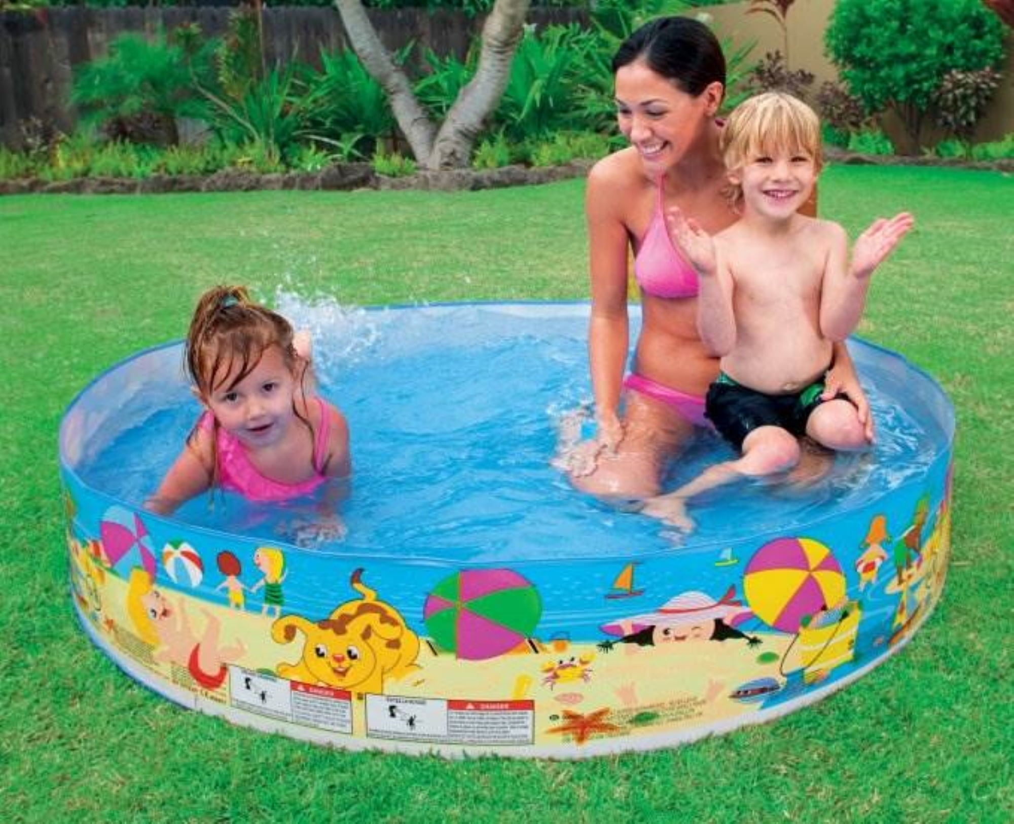 INTEX Beach Days Snapset Instant Kids Childrens Swimming Pool