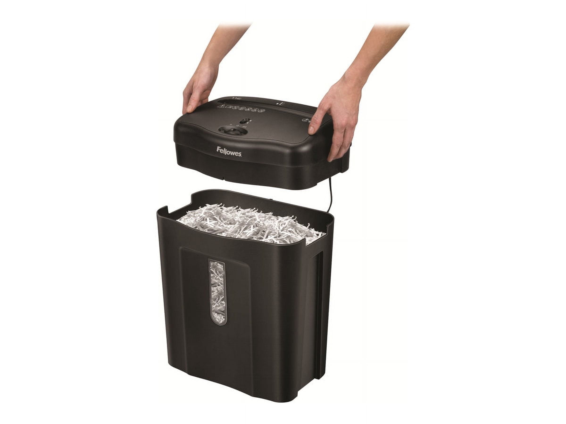 Fellowes Powershred 11C Cross-Cut Paper Shredder, 11 Sheet Capacity