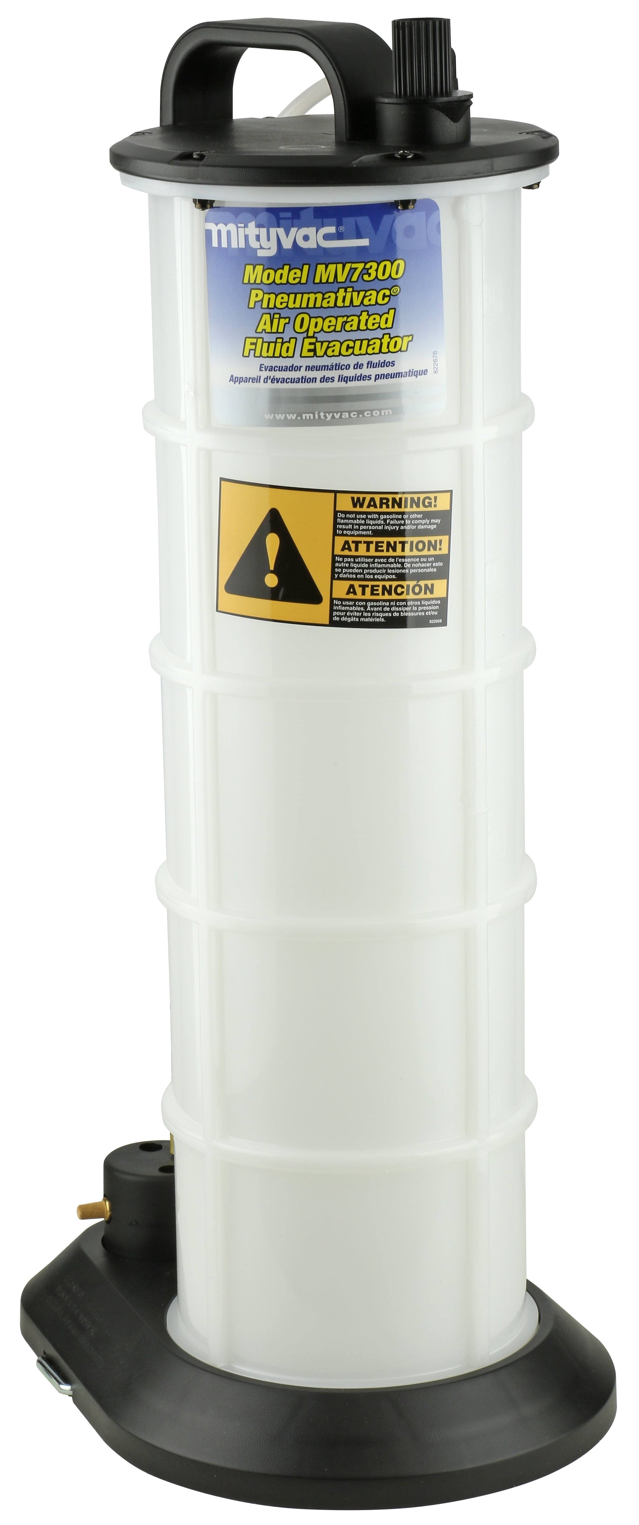 Mityvac MV7300 Pneumatic Air Operated 2.3 Gallon Automotive Fluid Evacuator Kit
